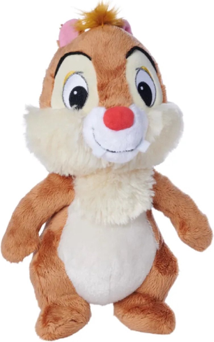 Babbel - Disney Pluche Knuffel Knabbel & Babbel Eekhoorn 30 cm [Chip and Dale Plush Toy | Speelgoed Knuffeldier voor kinderen jongens meisjes | Knabbel en Babbel Dieren Eekhoorn Knuffeltje]